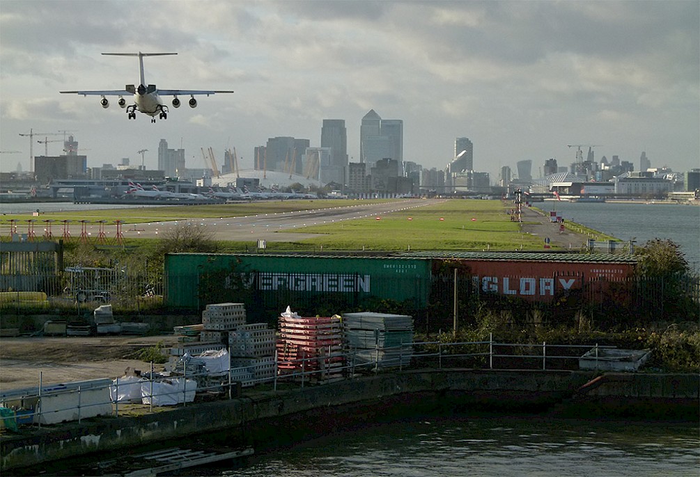 London City Airport (foto: Kleon3/Wikimedia Commons - CC BY-SA 4.0)