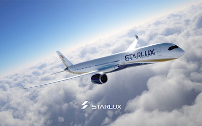 Airbus A350 v barvách Starlux Airlines (foto: Starlux Airlines)