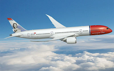 Norwegian - Boeing 787 Dreamliner (foto: Norwegian)