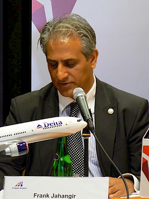 Frank Jahangir uvedl, že Česká republika je pro Delta Air Lines důležitým trhem - Autor: Tomáš Hampl