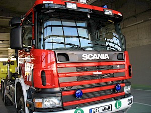 Tahač Scania se zdravotním kontejnerem - Autor: Tomáš Hampl