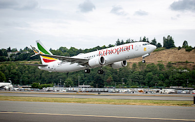 Boeing 737 MAX 8 společnosti Ethiopian Airlines (foto: Boeing Co.)