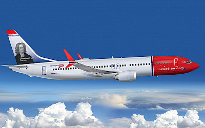 Norwegian - Boeing 737 Max 8 (foto: Norwegian - CC BY 3.0)