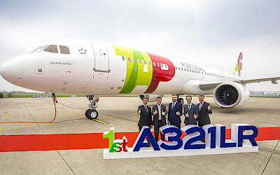 Slavnostní předání prvního Airbus A321LR společnosti TAP Air Portugal (foto: Airbus SAS)