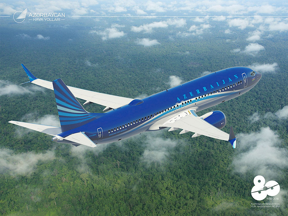 Azerbaijan Airlines - Boeing 737 MAX 8 (foto: Azerbaijan Airlines/Facebook)