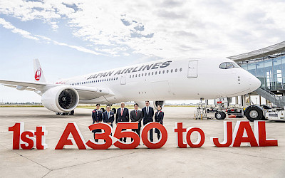 Japan Airlines - převzetí prvního Airbusu A350 (foto: Airbus SAS)