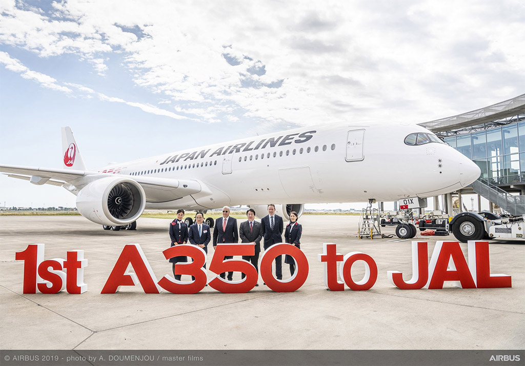 Japan Airlines - převzetí prvního Airbusu A350 (foto: Airbus SAS)