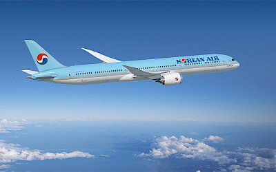 Boeing 787-10 Dreamliner v barvách Korean Air (zdroj: Korean Air)