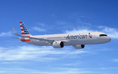 Airbus A321XLR v barvách American Airlines (foto: Airbus)