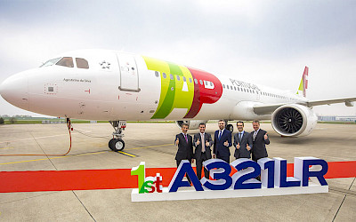První Airbus A321LR v barvách TAP Air Portugal (foto: Airbus)
