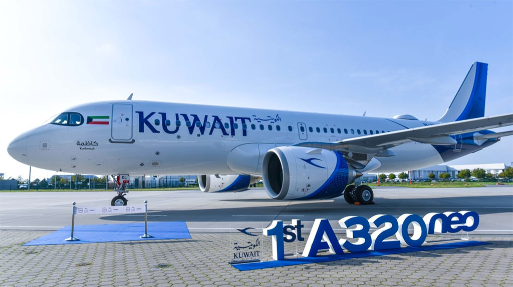 První Airbus A320neo v barvách Kuwait Airways (foto: Kuwait Airways/Twitter)