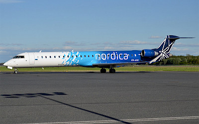 Bombardier CRJ900 estonské společnosti Nordica (foto: Anna Zvereva/Wikimedia Commons - CC BY-SA 2.0)