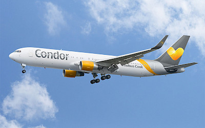Condor provozuje flotilu 16 letadel Boeing 767-300 s průměrným stářím 24 let (foto: Condor)