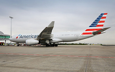 Airbus A330-200 American Airlines na ruzyňském letišti (foto: Letiště Praha)