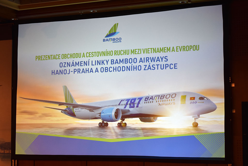 Prezentace nové linky Bamboo Airways v Praze (foto: Tomáš Hampl)