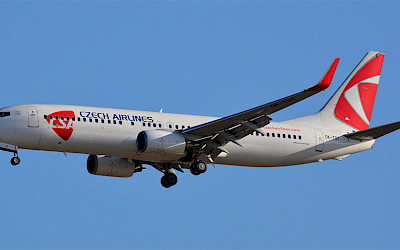 ČSA - České aerolinie - Boeing 737-800 (foto: Olivier Cabaret/Wikimedia Commons - CC BY 2.0)