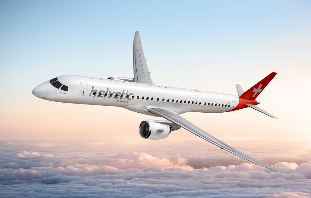 Helvetic Airways - Embraer E195-E2 (foto: Embraer)