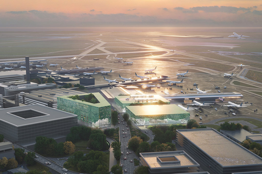 Dutch architects have won the competition for three new buildings at Prague Airport in Terminal 1