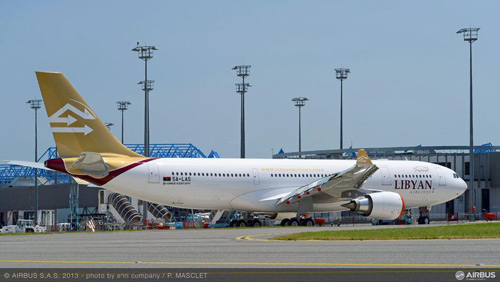 Airbus A330-200 společnosti Libyan Airlines (foto: Airbus SAS)