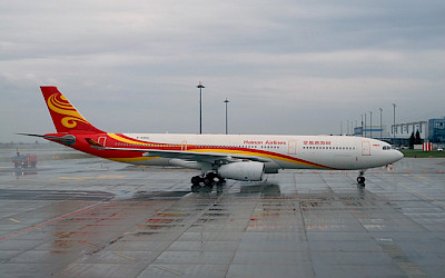 Hainan Airlines poprvé v Praze (foto: autor)