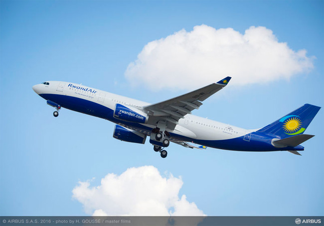 První Airbus A330 společnosti Rwandair (foto: Airbus SAS)